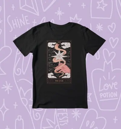 Remera tarot - 17 The Star